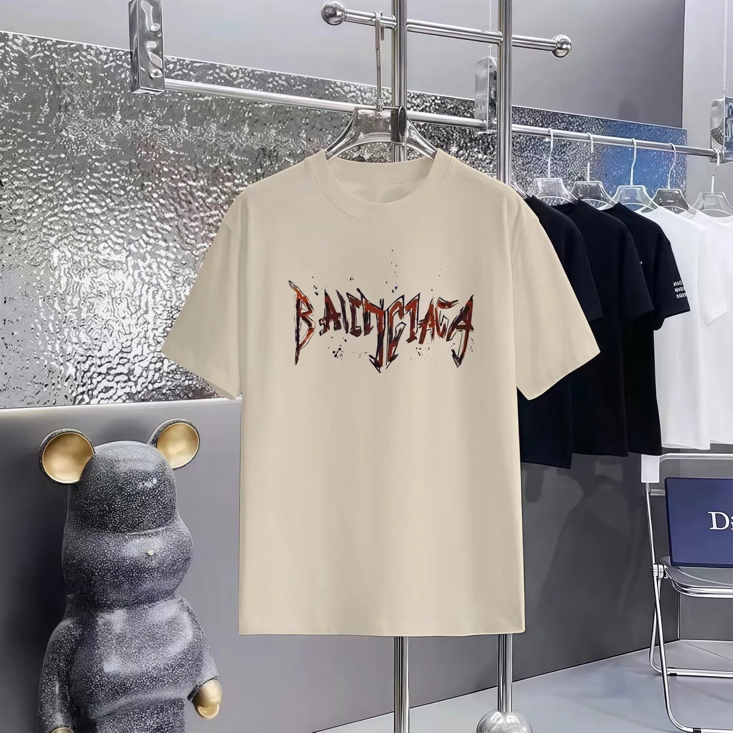 Balenciaga T 1:1 300 1×1 Same Style logo OS 200 ：Black，White， ，Red， Gray Size：XS-L